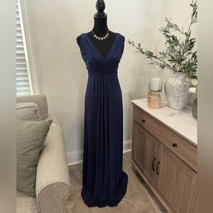 Tart Soft, Lightweight, Flowy Navy Blue Maxi Dress